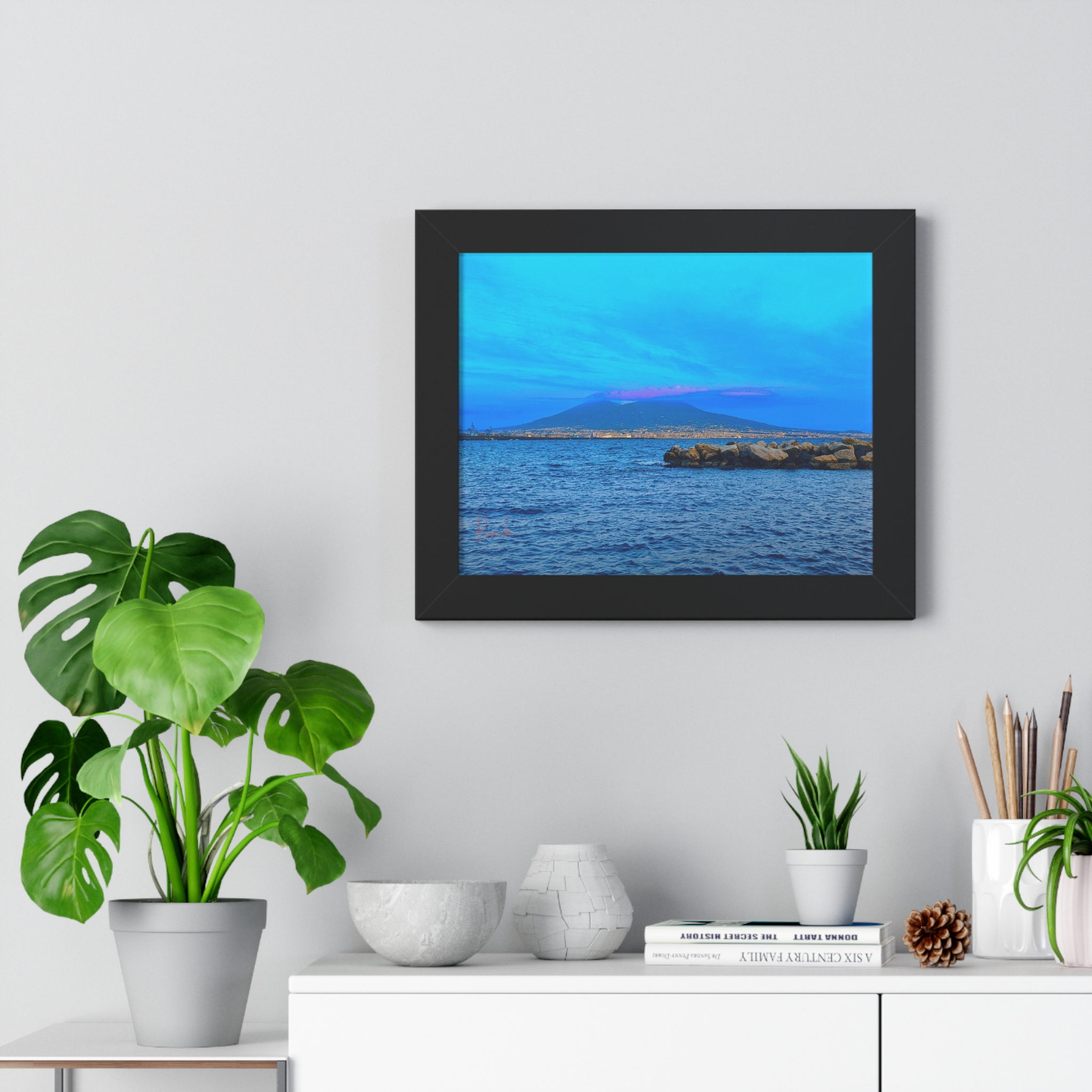 Mount Vesuvius Framed Horizontal Poster - Image 5