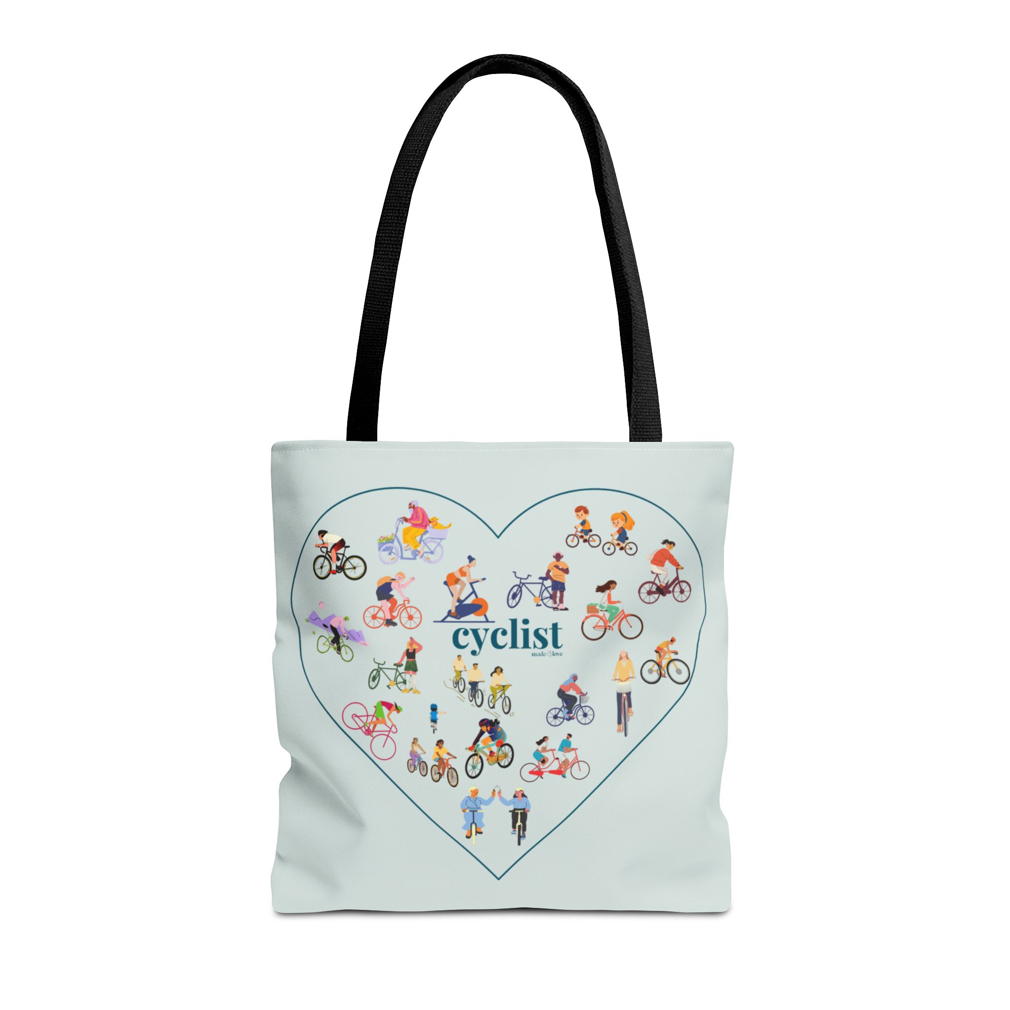 Cyclist Made 4 Love Tote Bag - Image 5