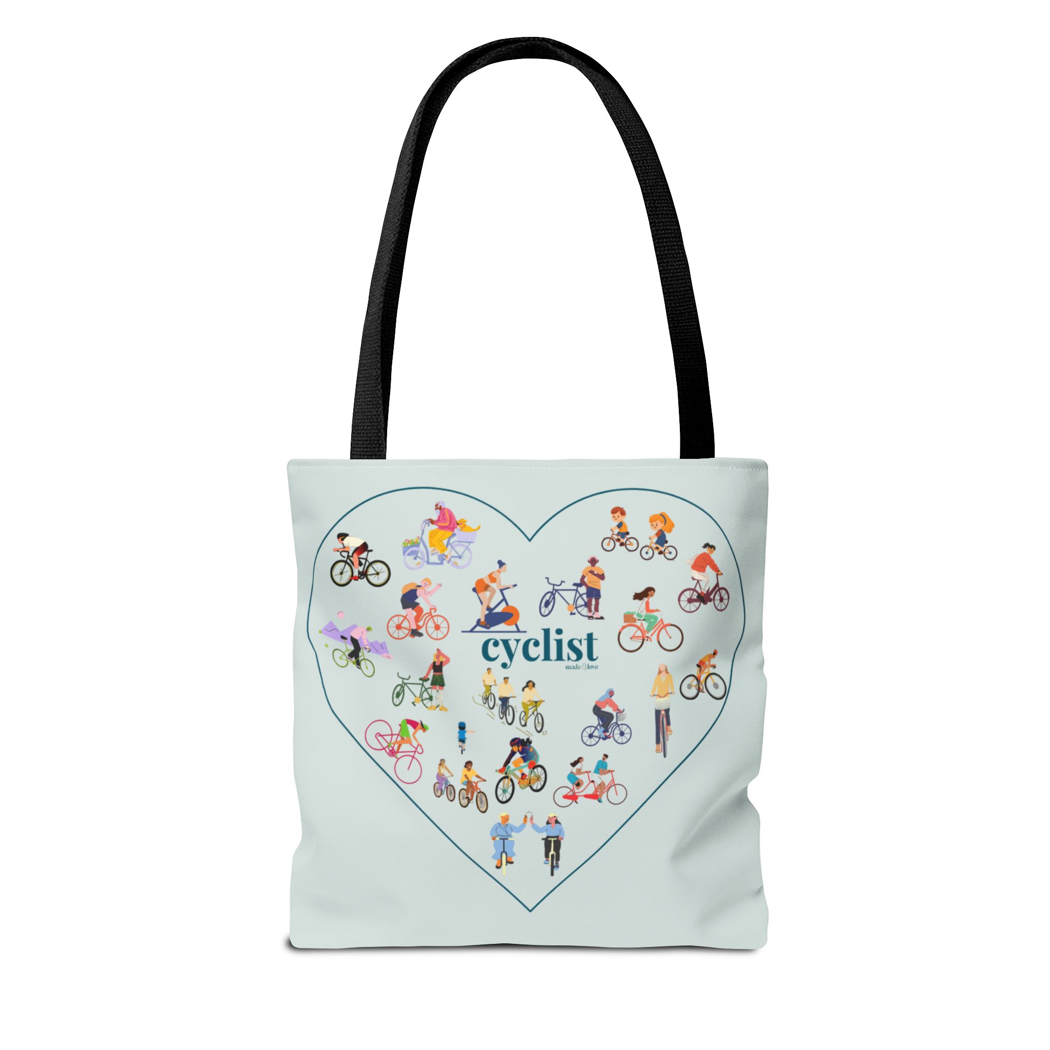 Cyclist Made 4 Love Tote Bag - Image 2