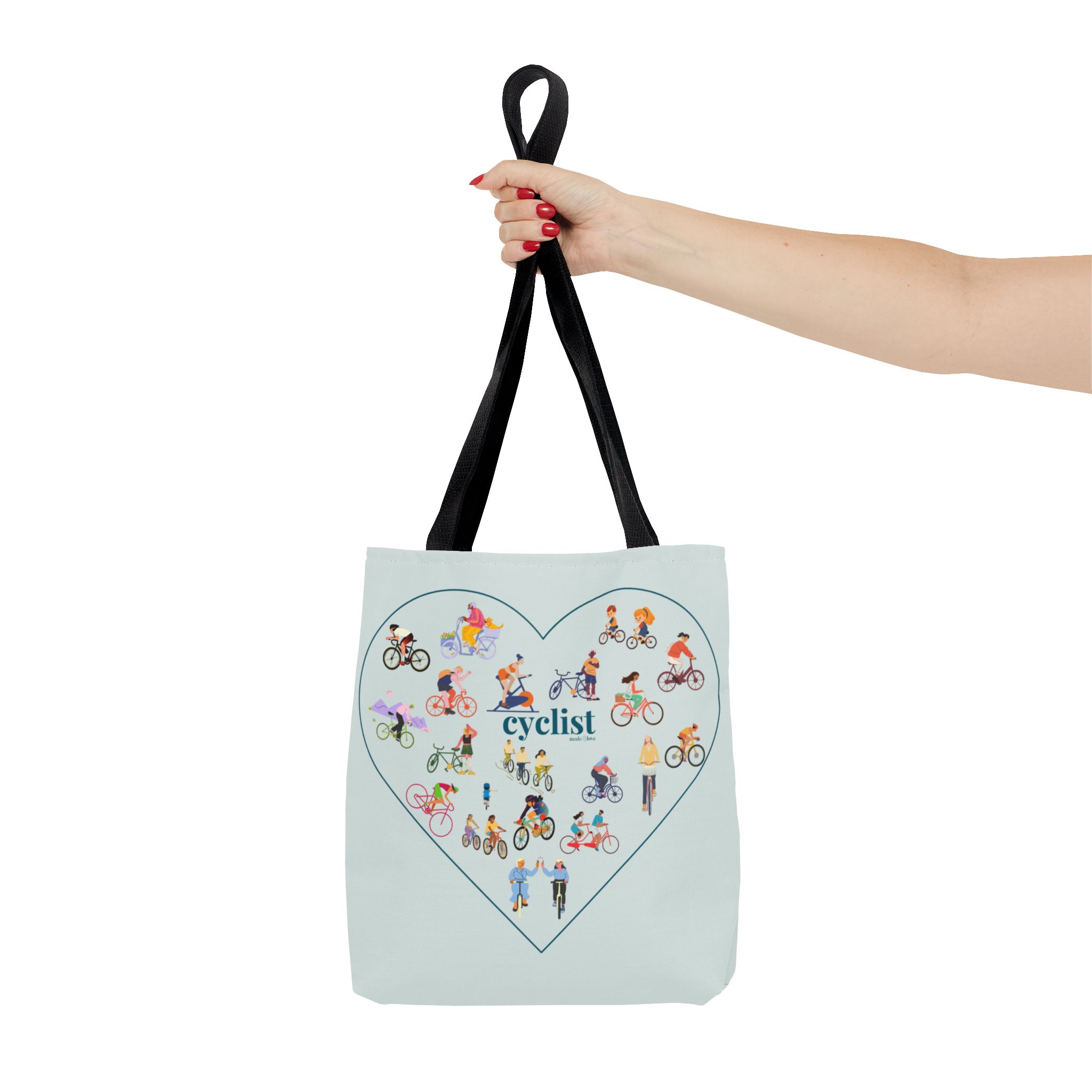 Cyclist Made 4 Love Tote Bag - Image 4