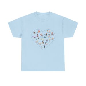 Cyclist Made 4 Love Unisex Heavy Cotton Tee