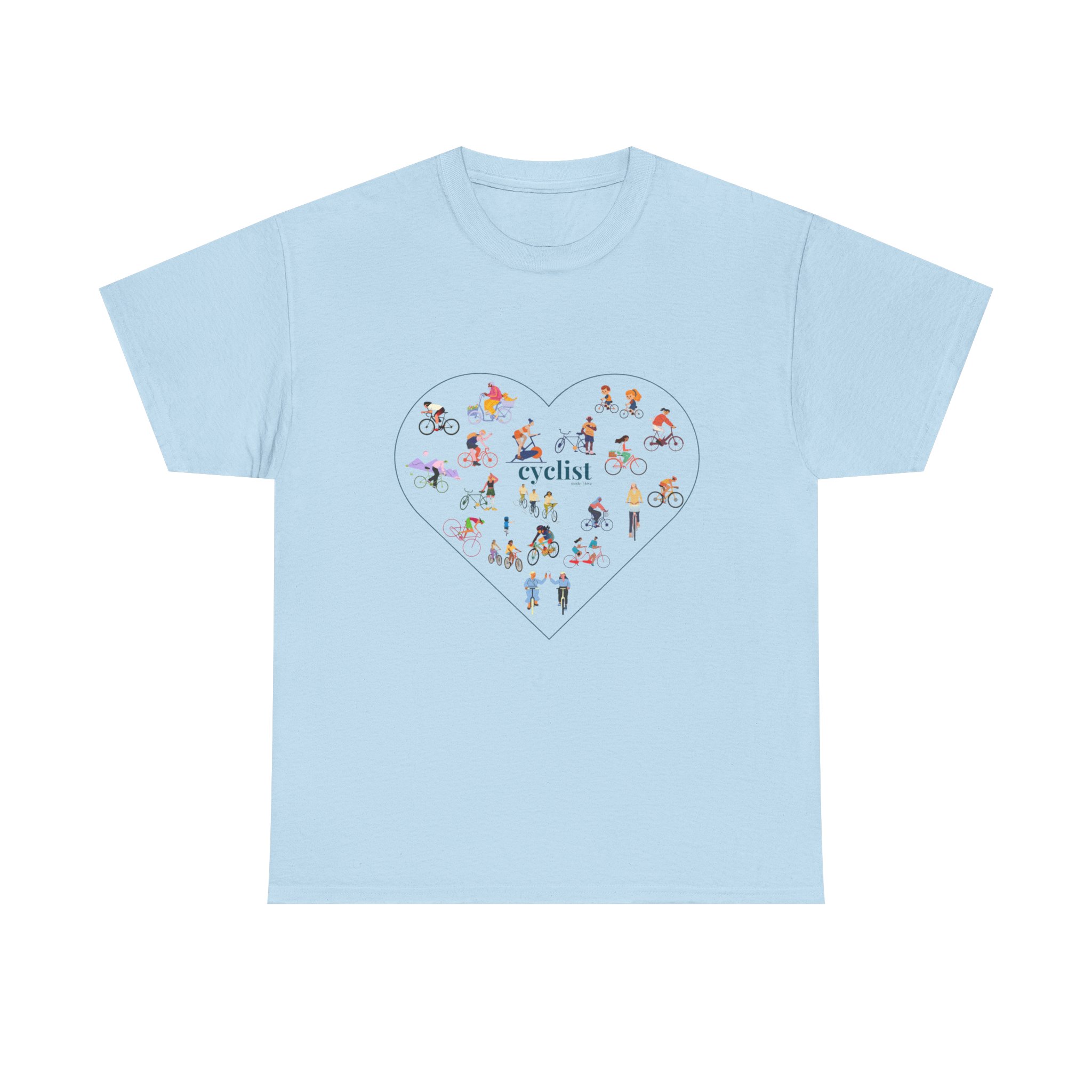 Cyclist Made 4 Love Unisex Heavy Cotton Tee