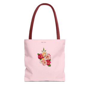 Rose Radiance Floral Tote Bag